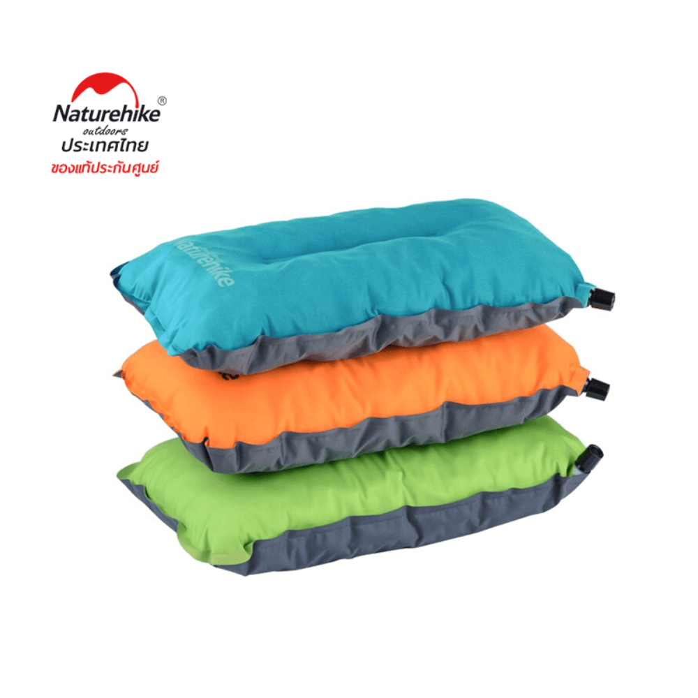 หมอนแบบพองลมอัตโนมัติ Naturehike สีเขียว